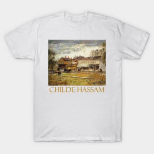 End of the Trolley Line, Oak Park, Illinois (1893) by Childe Hassam T-Shirt